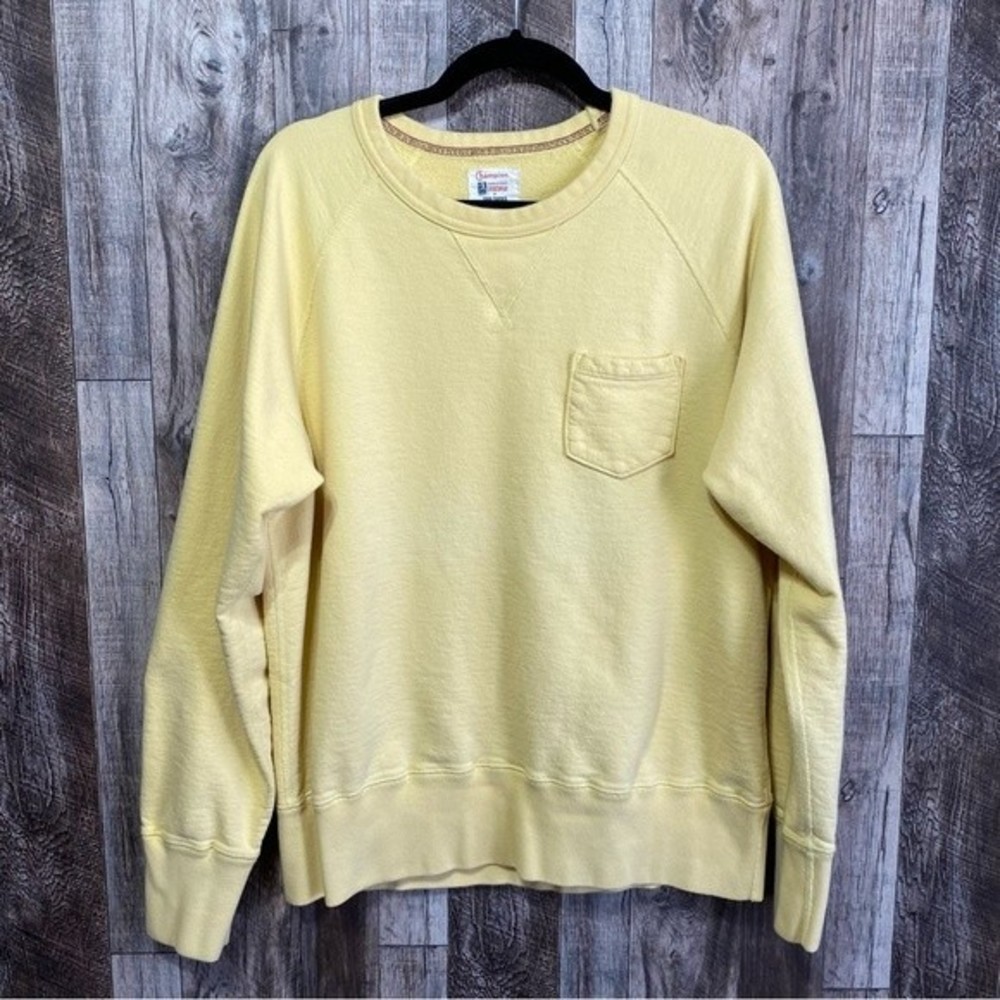 Champion x Todd Snyder- Midweight Pocket Crewneck Sweatshirt- Sz. L